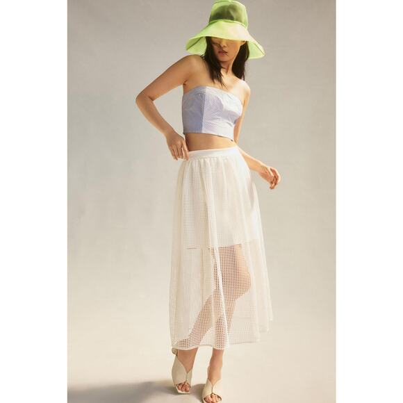 Pernille Rosenkilde by Anthropologie Strapless Crop Top - New Large - Picture 2 of 7